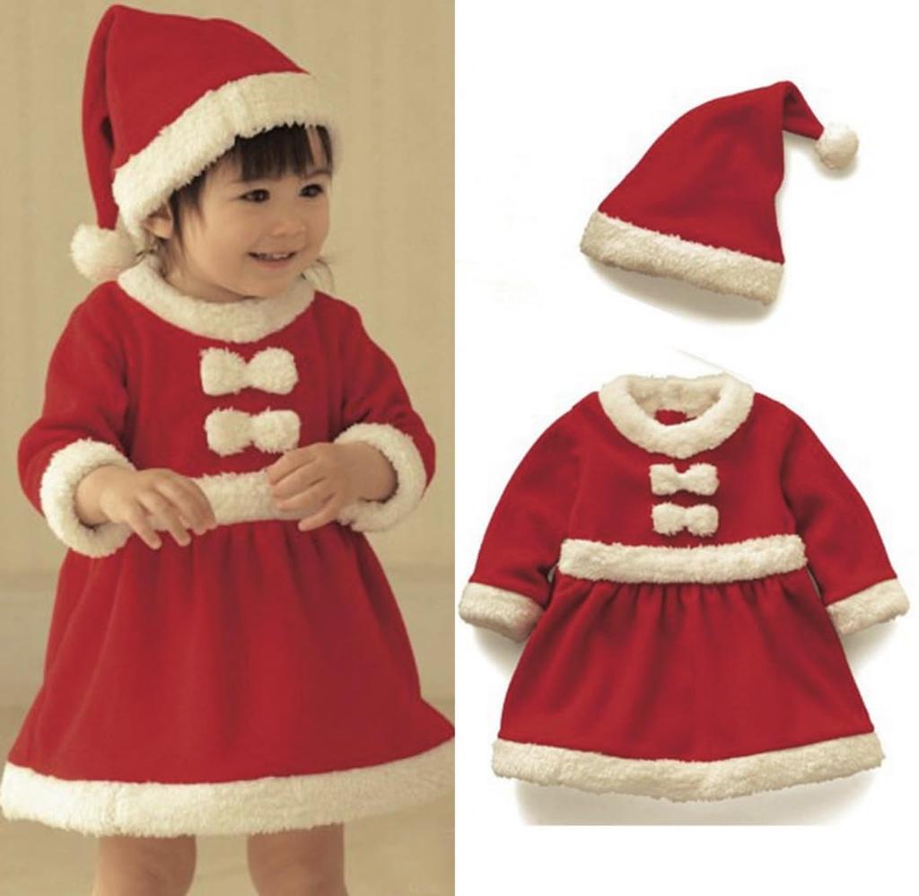 Christmas Santa Cosplay Santa Santa Claus Poncho with Hat for Christmas Costume for Baby Kigurumi [NW] Costume, Costume, Kids' Costume, Boys, Kids,