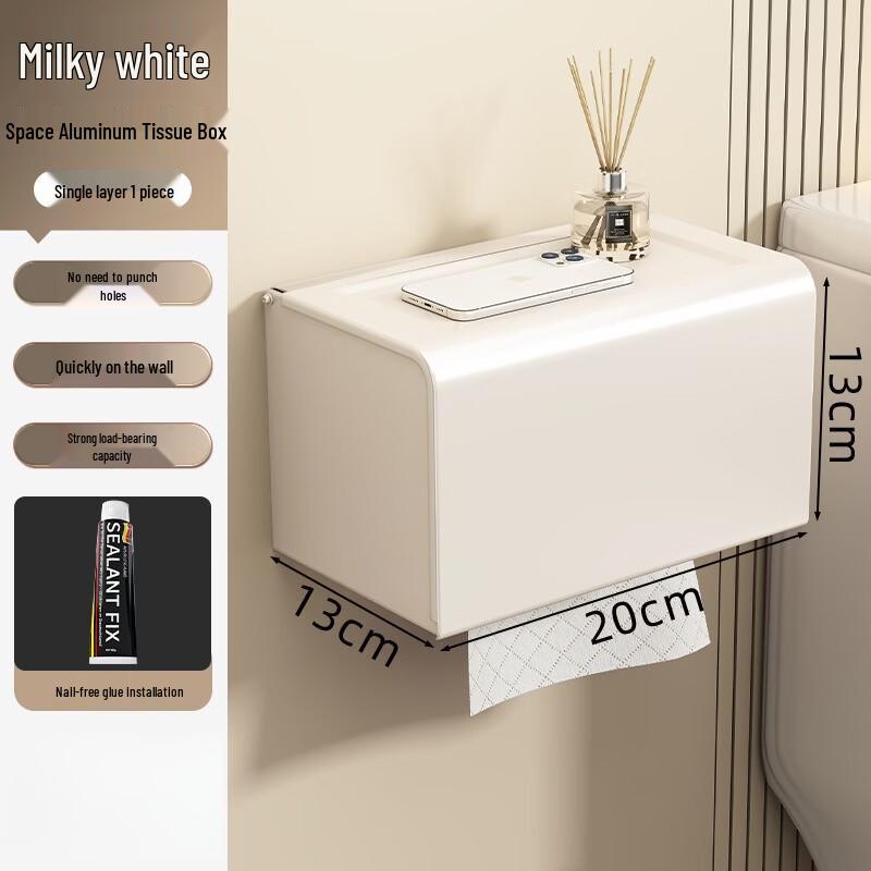 SPACEXPERT Waterproof Space Aluminum Toilet Paper Holder