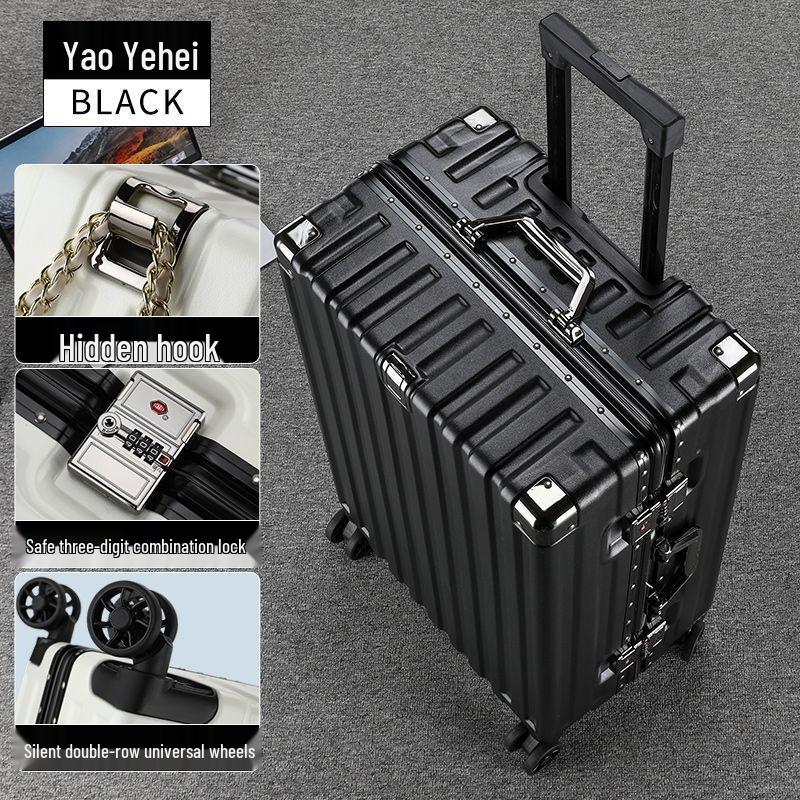 20-inch Scratch & Wear-Resistant Multifunctional Travel Trolley Suitcase