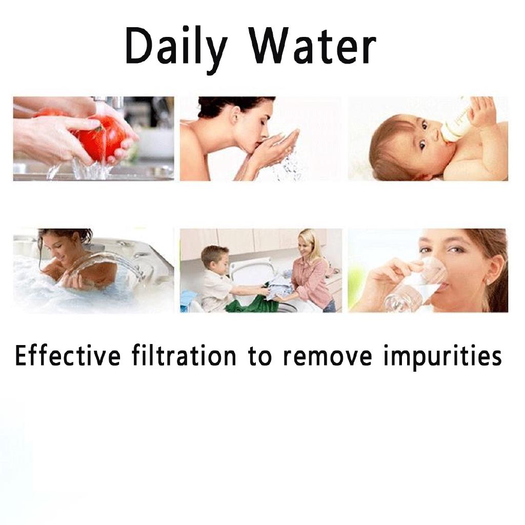 1000L 1/2" Inlet/Outlet 102 Pipe 304 Stainless Steel Water Filter Ultrafiltration Purifier,Commercial Home Kitchen Drink Straight UF Filters