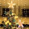 Christmas Tree Topper Star, Xmas Tree Topper Star with Lights LED Night Light Treetop Battery Powered Christmas Tree-top Star