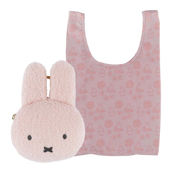 

Dick Bruna Miffy Charm Tote Pink Dick Bruna Shopping Miffy HEMING S Bag, [4076702] [Keychain, Character, Bag, Sub-Bag, Compact, Cute, Stylish, Rabbit] рожевий