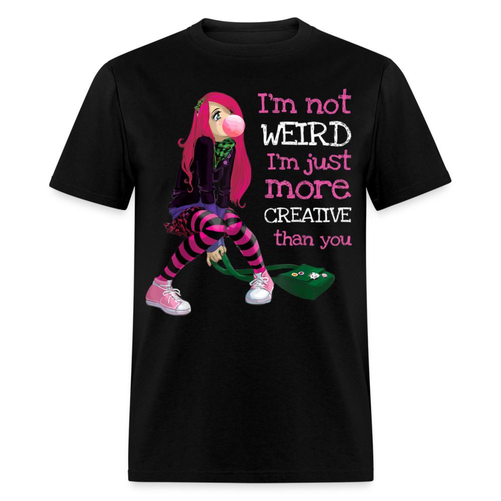 Я не странный, я просто более креативный, чем ты футболка Любителю Аниме Манги Футболка S