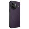 Carbon Fiber Pattern PU Leather Silicone Phone Case For Poco F7 Ultra F6 Pro Magnetic Wireless Charging Soft Back Cover Cases