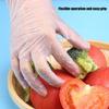 100Pcs Latex Free Gloves Tpe Disposable Gloves Transparent Non-Slip Acid Work Safety Food Grade Household Cleaning Gloves