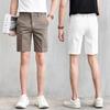 Men's Summer Slim Fit Light Casual White Shorts