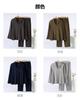 Men's pajamas spring and autumn crepe cloth pure cotton double-layer cotton yarn cardigan homewear loose large size long-sleeved trousers homewear