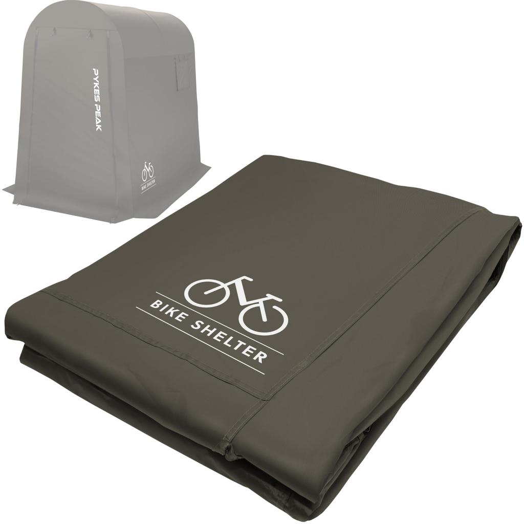 PYKES PEAK Cycle Single Water Resistant Bike Shelter Width Height Black House, Tent, Small, 2000mm, UPF50, (Depth 190cm, 115cm, 170cm),