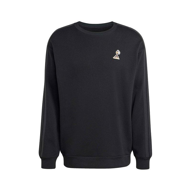 Adidas Cartoon Print Striped Simple Pullover Long Sleeve Sweatshirt Men sweatshirt JZ5068 2XL