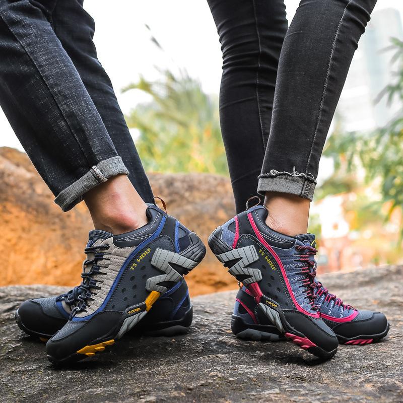 Hiking Shoes Men's Lightweight Non-slip Outdoor Shoes Breathable and Wear-resistant Men's Climbing Hiking Shoes Sports Travel Shoes Women