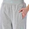 Adidas Solid Color Elastic Cuff Fitness Sports Pants Women Pants Gray HA8962