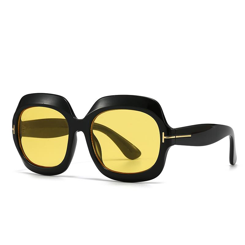 European And American New  Exclusive Hot Style Modern Retro Large Frame Sunglasses Trendy Street Style Sunglasses