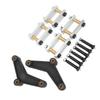 Anhänger-Aufhängungs-Kit K71 359 00 Heavy Duty Metallachse Blattfederaufhängung Überholsatz für Tandemachse mit 1-3/4 Zoll Breite