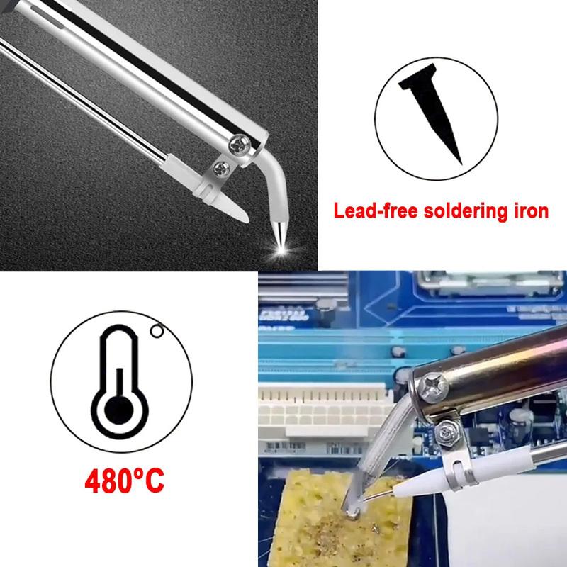 Soldering Iron 60W Endothermic Handheld Gun Tongs Heated Household Repair Internal Tool Welding Repair Manual Tin Dispensing