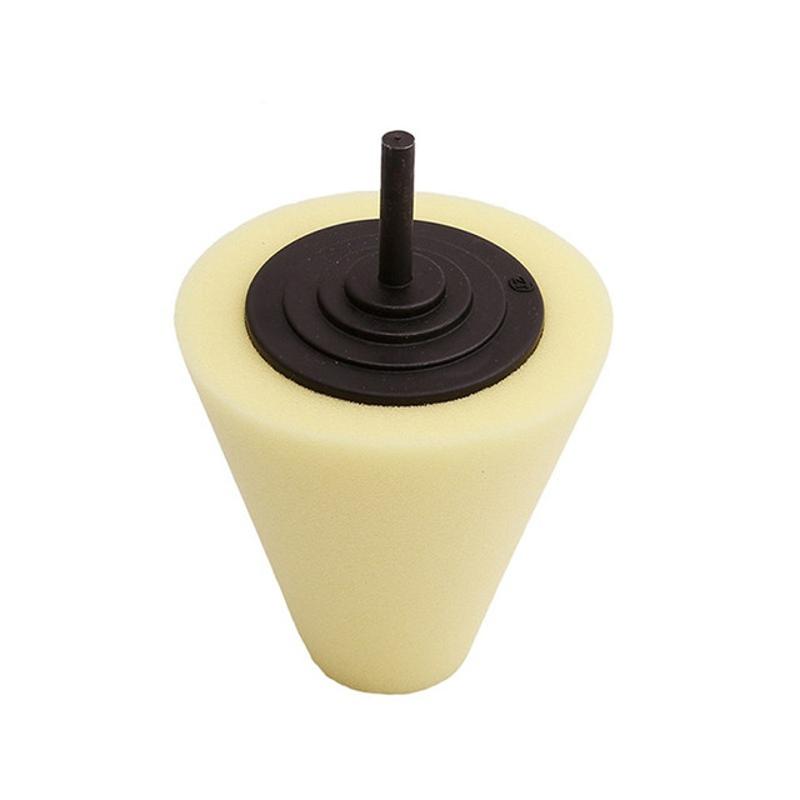 Auto Wheel Polishing Sponge Used for Electric Drill 3inch/ 4inch Burnishing Ball Polishing Cone Car Hub Buffing Sponge