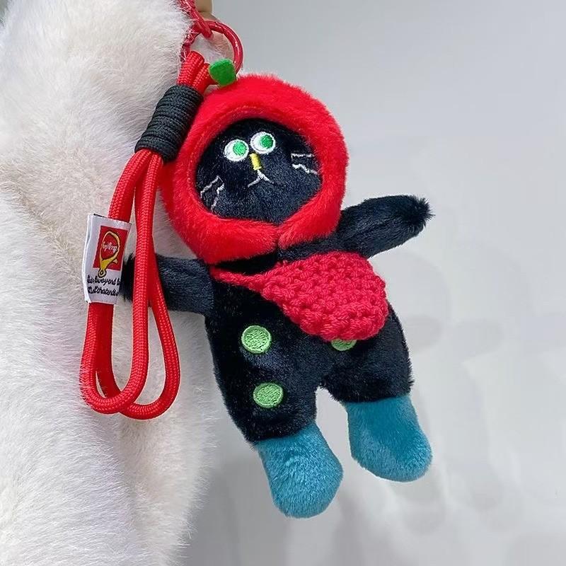 

Plush Delightful Cat Doll Keychain Fluffy Texture Ideal For Kids And Cat Lovers Alike