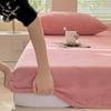 Bedding Set Thicken Velvet Bed Cover Elastic Bed Sheets Set Mattress Cover Winter Milk Velvet Sleeping Mattress Topper