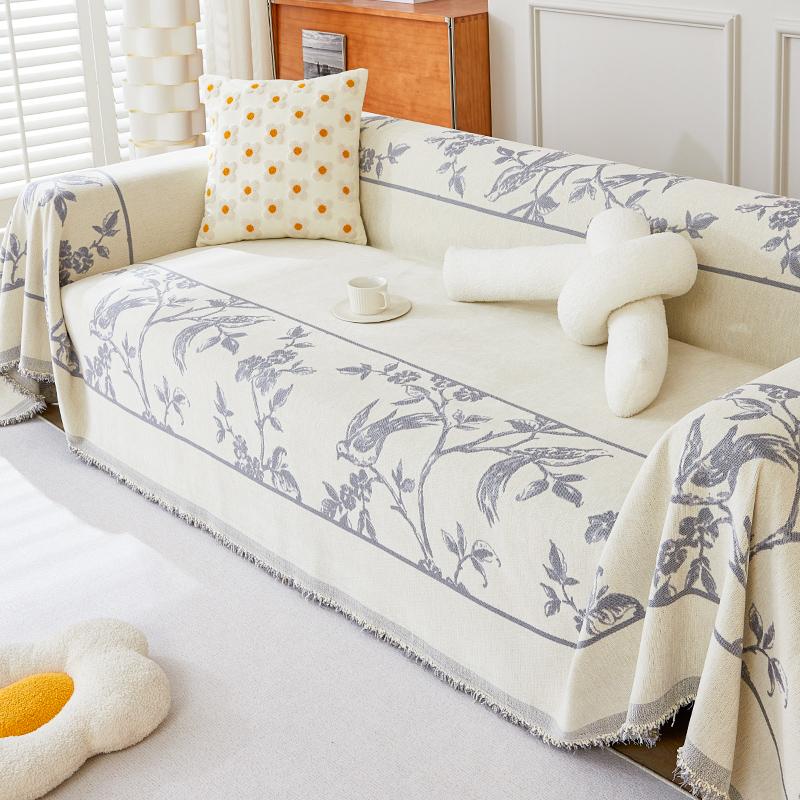 

Luxury Living Sofa Cover Chenille Sofa Towel Blanket Couch Cover Universal Anti-cat Scratch Sofa Cover used for Living Room Room 1/2/3/4 Chairer 180X130cm