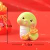 Cute Little Green Snake New Year OrnamentHome Desktop DecorationSimulation Resin Handicraft