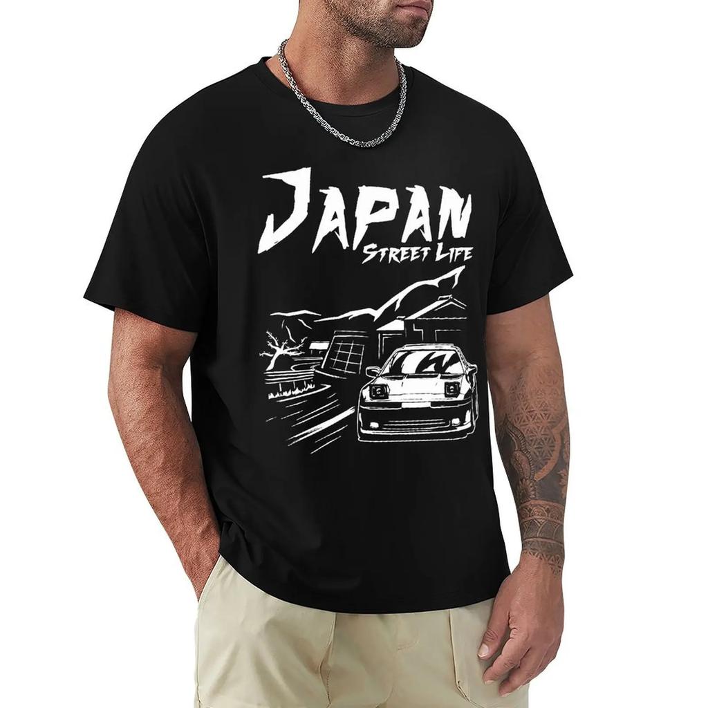 Freizeit MK3 JZA70 Jdm T-Shirt Herren Rundhals Reine Baumwolle T-Shirt Automobil Höchstgeschwindigkeit Kurzarm T-Shirt Partykleidung