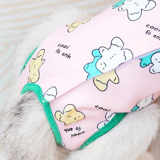 Pet Surgical Suit Gingerbread Man Pattern Anti-licking Skin-friendly Four-leg Cats Dogs Surgery Recovery Suit Pet Supplies