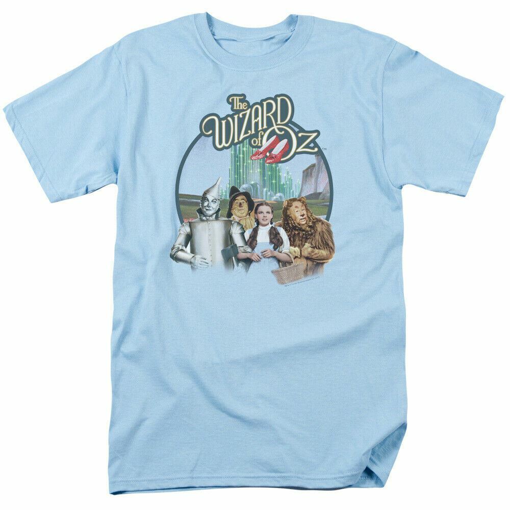 26 The Wizard of Oz Were Off To See Wizard T Shirt Licensed Movie Retro Light Blue Unisex T-Shirt XXL