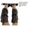 Christmas Party Women Winter Leg Warmers Fuzzy with Bows Faux Fur Cosplay Accessory for Legs