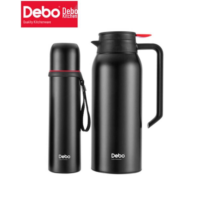 Debo Pilsen 304 Stainless Steel Insulated Pot and Cup Set