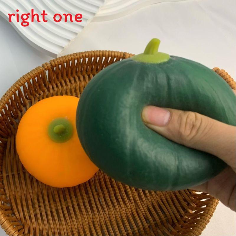 Tpr Stress Relief Pumpkin Toy For Kids And Students With Sensory And Handgrip Skills