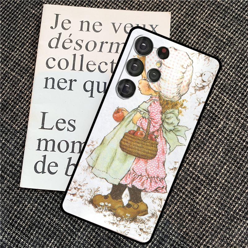 Sarah Kay pattern Case For Samsung Galaxy S21 S22 S23 S24 Ultra Note 20 Note 10 S8 S9 S10 Plus S20 FE Cover