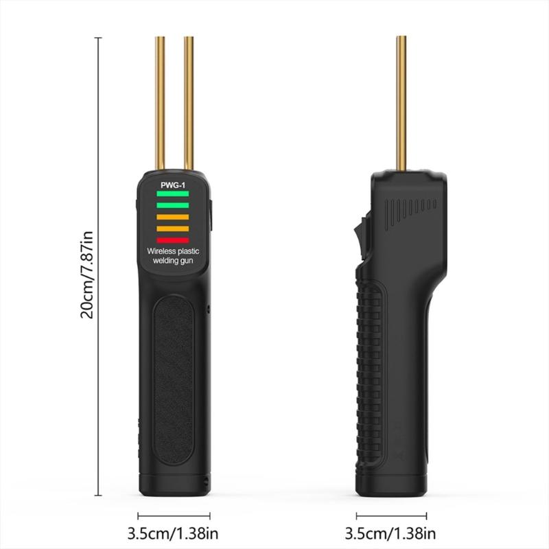 Cordless Plastic Welder Car Bumper Repair Kit USB Rechargeable Plastic Welder Machine with 2000Pcs Welding Pin