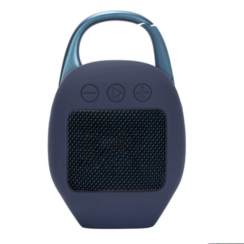 Durability Silicone Sleeve For CLIP5 Speakers Case, Easy Access To Controls And Charging Port Protective Case Holder