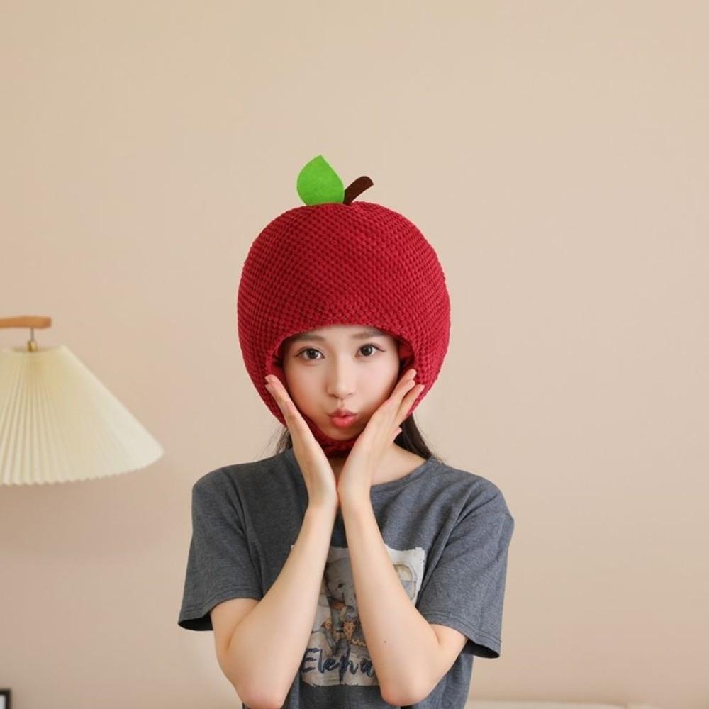 Cartoon Simulation Fruit Hat Funny Lychee Headgear Novelty Party Costume Head Cover  Festival