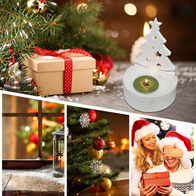 Christmas Tree Candle Silicone Mold Scented Candle Gypsum Resin Making Mould Chocolate Baking Tool Holiday Home Decor Gifts