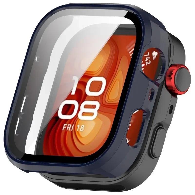 PC+Tempered Film Case for Huawei Watch Fit 4 Fit 4 Pro Watch Bumper Full Cover Screen for Huawei Watch Fit 3 Protector Frame