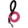 Reflective Double-Wire Nylon Dog Leash for Walking Large, Medium, and Small Dogs