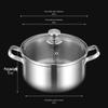 ZISIZ 304 Stainless Steel Divided Hot Pot