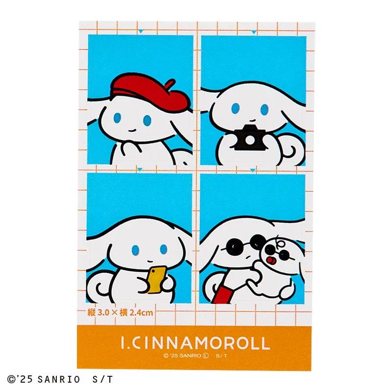 Sanrio I.CINNAMOROLL ID Photo Style Sticker ( Orange ) Japan NEW