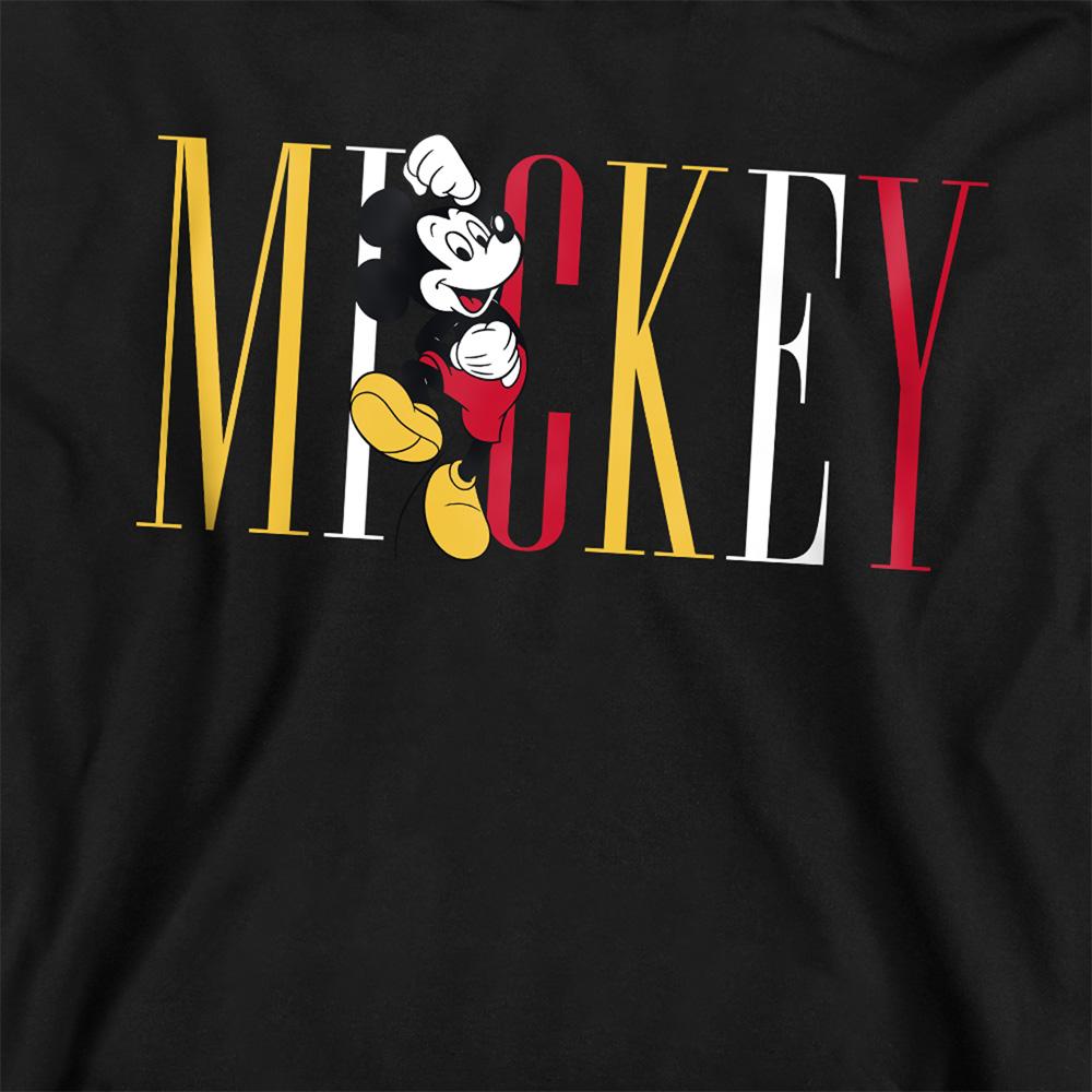 Disney Childrens/Kids Mickey Mouse Multicolour Name Hoodie