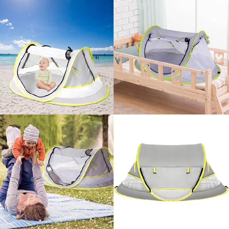 1 Set Medium Size Child Friendly Sunshading Shelter Tent With Reinforced Frame And Travel Design with Bag