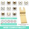 3/6/12pcs 34/92mm Carbide Oscillating Multi Tool Renovator Saw Set Ceramic Tile Grout Removing Tools Japanese Oscillating Cutter