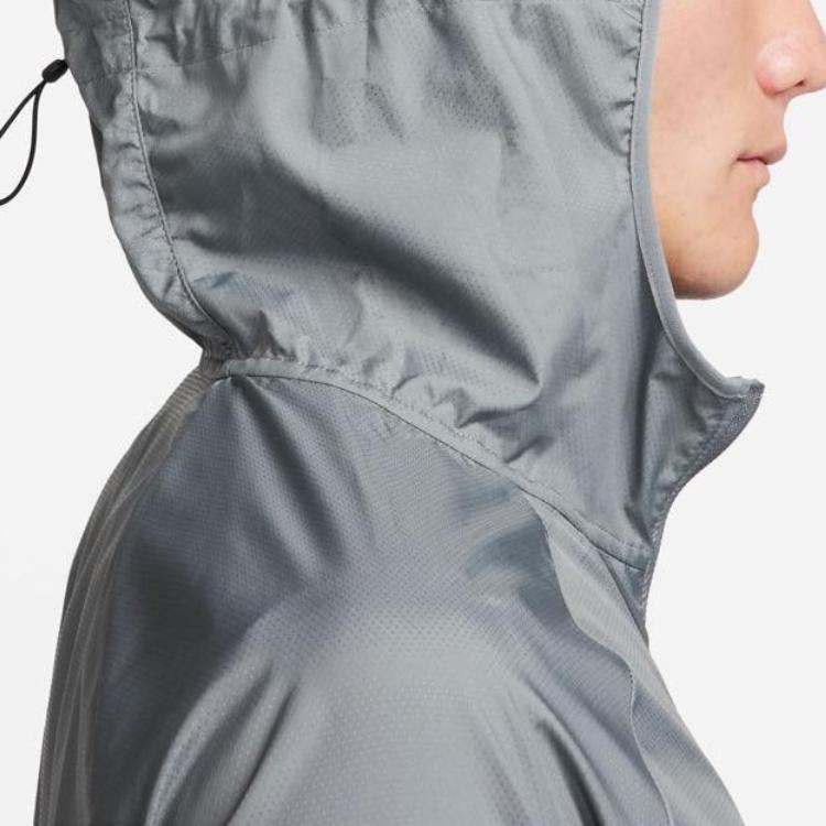 Nike Essential Repel Water-Repellent Hooded Running Training Jacket Men Dark Grey Black BV4871-084 M