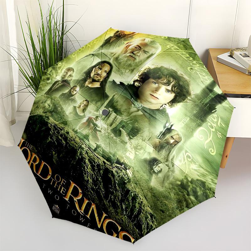 1pc Lord of the Rings: The Two Towers Umbrella with Plastic Handle,Suitable for All Seasons Travel Outdoor Multi-functional UmbrellaDCS131