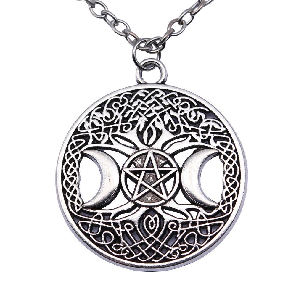 Tree of Life Pendant Openwork Necklace Nature Boho Celtic Jewelry 45cm or 70cm long chain