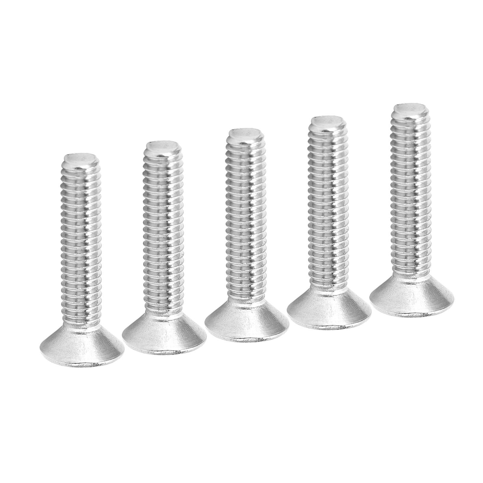 

100 шт. Плоские винты с крестообразным шлицем из нержавеющей стали 304 M4x16мм для машин литья под давлением