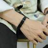 New Arrival Hiphop Leather Woven Bracelet Retro Hand Jewelry Titanium Steel Clasp Fashion Adjustable Bracelet Men Gift
