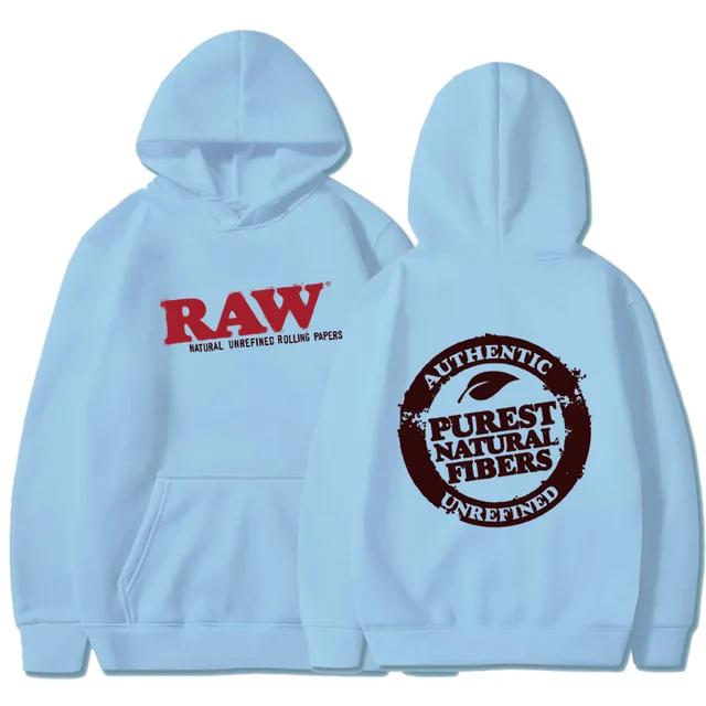 RAW Fashion Mikina Pánská mikina Polar Fleece S kapucí Harajuku Hip Hop Ležérní Pánská Mikina s kapucí Vysoce kvalitní svetr s kapucí