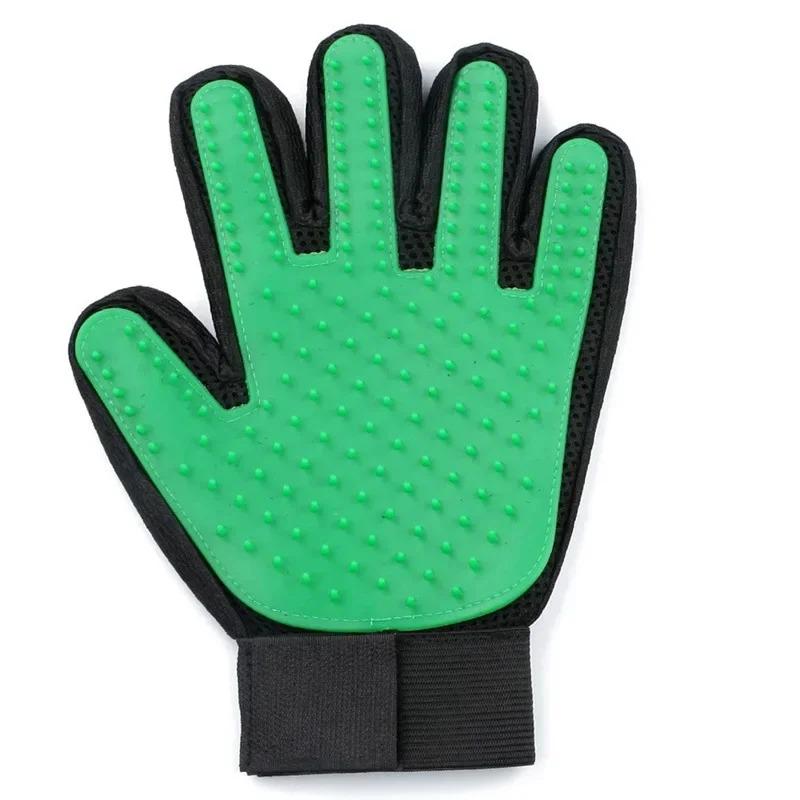 Guantes de silicona para el cuidado de mascotas, cepillo y peine para gatos, guantes para bañar a perros, limpieza, eliminación del pelo para perros, suministros para uso animal.