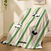 Giant Panda Throw Lightweight 240G Flannel Blanket Soft Skin-Friendly For Summer Cooling