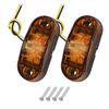 Side Clearance Marker Lamp 12V- 24V For Trailer Truck Caravan LED Side Marker Lamp Warning Lights 1 Pair Car Accessories